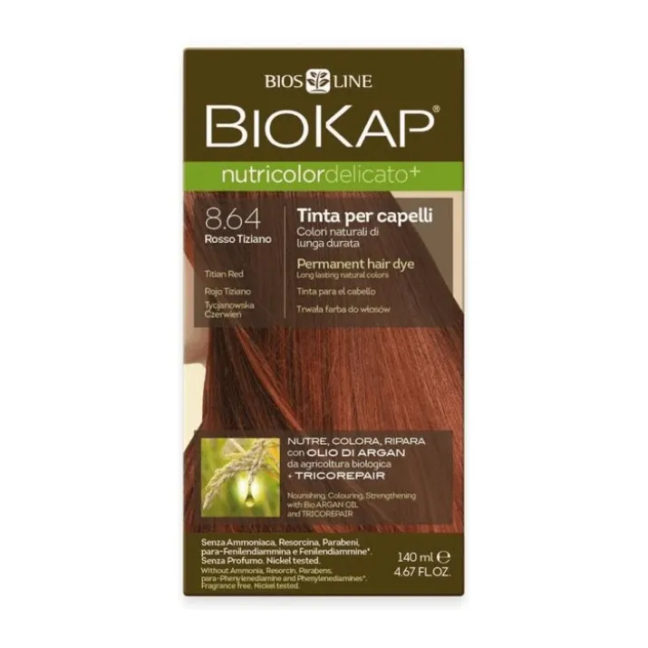 Nutricolor Delicato Rosso Tiziano 8.64 BioKap 140ml