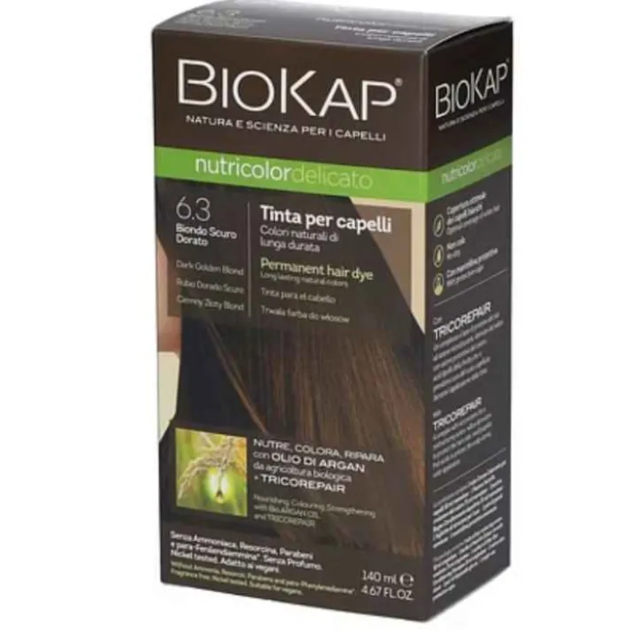 Nutricolor Tinta Delicato 6.3 Biondo Scuro Dorato BioKap® 140ml