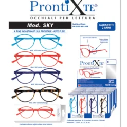 Occhiale da Lettura Modello SKY Blu Pronti X Te +3,00