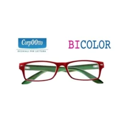 Occhiali da Lettura Bi-Color Rosso/Verde +3 CorpO-Otto