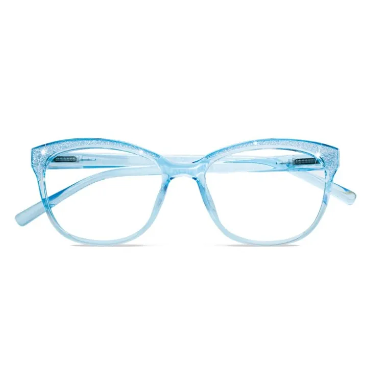 Occhiali da Lettura GLITTER Azzurro +3,00 Twins Gold