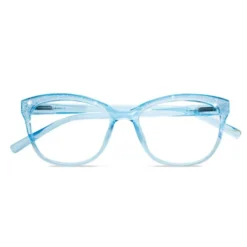 Occhiali da Lettura GLITTER Azzurro +2,50 Twins Gold