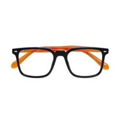 Occhiali da Lettura TAHITI Nero-Arancio 1,50 Twins Gold