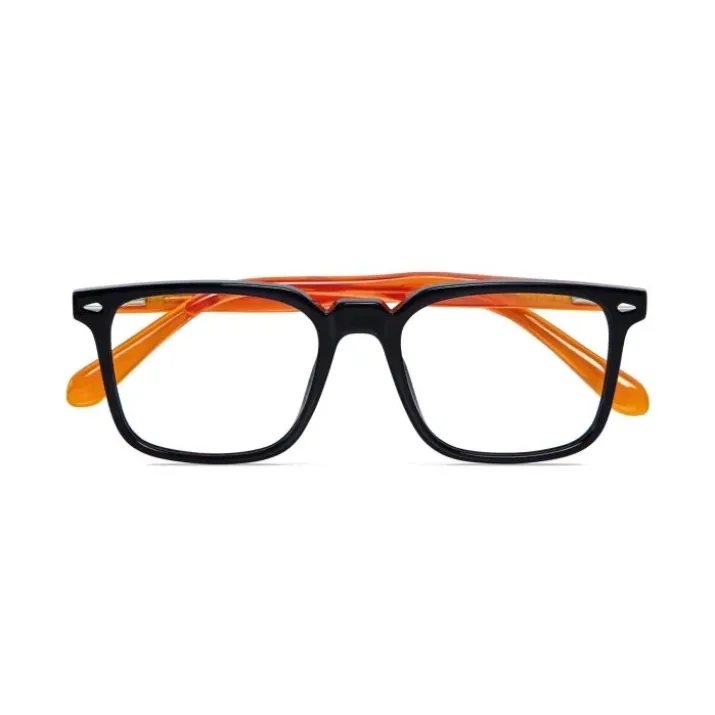 Occhiali da Lettura TAHITI Nero-Arancio 1,50 Twins Gold