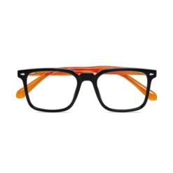 Occhiali da Lettura TAHITI Nero-Arancio 1,00 Twins Gold