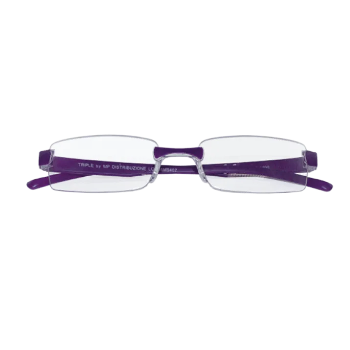 Occhiali Da Lettura Triple +2,00 Viola Twins Optical 1 Paio