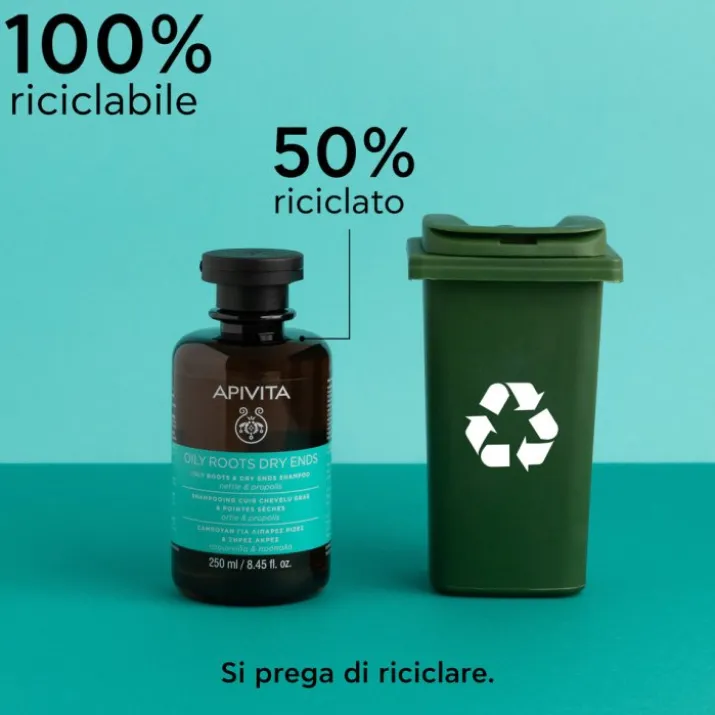 Oily Roots Dry Ends Apivita 250ml