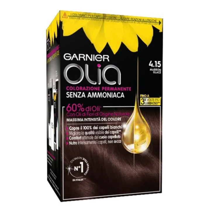 Olia Marron Glacé 4.15 Garnier 1 Kit