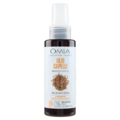 Olio Capelli Ecobiologico Semi Di Lino Omia Laboratoires 100ml