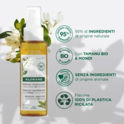 Olio Tamanu Bio E Monoï Klorane 100ml