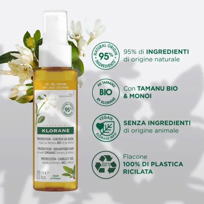 Olio Tamanu Bio E Monoï Klorane 100ml