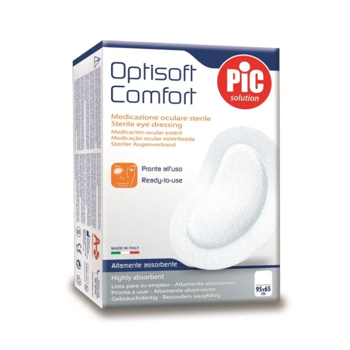 Opti Soft Tampone Oculare Adesivo PIC 100 Pezzi