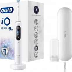 Oral-B iO 9 Spazzolino Elettrico Bianco + 2 Ricambi