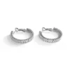 Orecchini Baguette Bianco Argento MyLovly