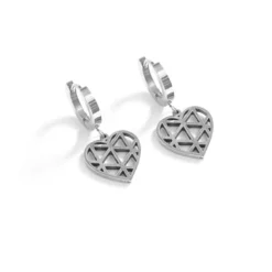 Orecchini Cuore Vuoto Argento MyLovly
