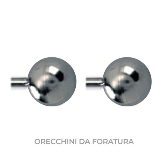 Orecchini da Foratura 111 Pallina con Barretta Lunga Inverness