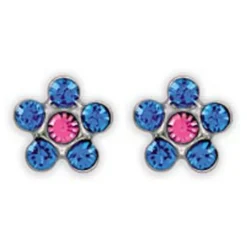 Orecchini Fiore Zaffiro Rosa 803 Inverness