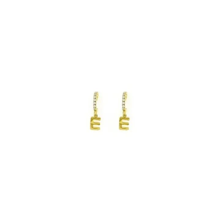 Orecchini Lettera E Oro Linea ABC MyLovly