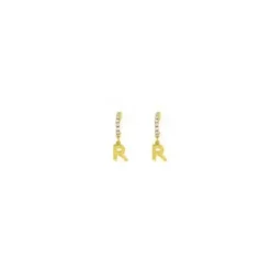 Orecchini Lettera R Oro Linea ABC MyLovly