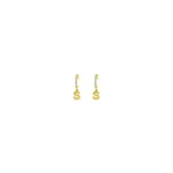 Orecchini Lettera S Oro Linea ABC MyLovly