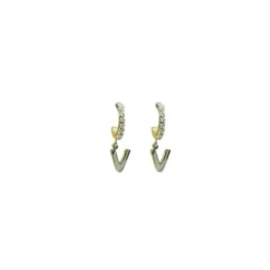 Orecchini Lettera V Argento Linea ABC MyLovly