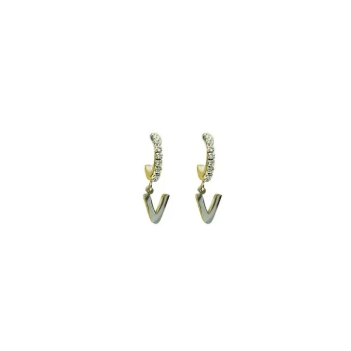 Orecchini Lettera V Argento Linea ABC MyLovly