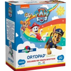Ortopad Paw Patrol Junior Master•Aid 20 Pezzi