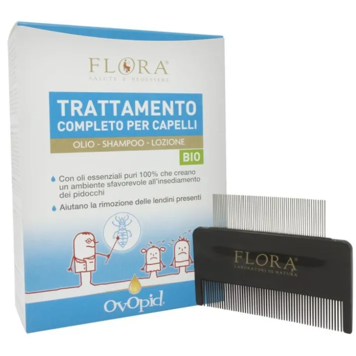 OvOpid Trattamento Completo Per Capelli Flora 1 Kit