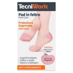 Pad Feltro Sagomato 8X6X5cm Tecniwork® 6 Pezzi