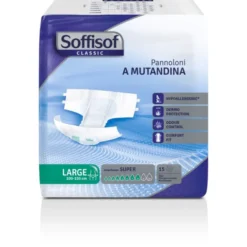 Pannoloni a Mutandina Super Tg.L Soffisof Classic 15 Pezzi