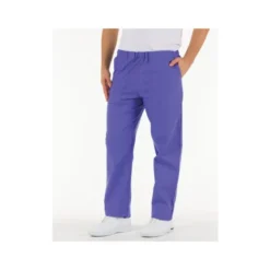 PANTALONE COTONE AZZURRO S