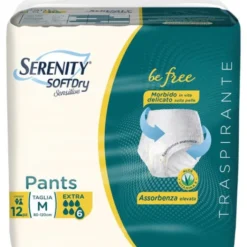 Pants Extra M Serenity Soft Dry Sensitive 12 Pezzi