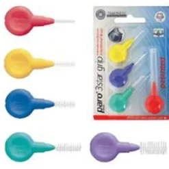 Paro 71095 3Start Grip Scovolino Interdentale Misura Medio/Grande Colore Viola