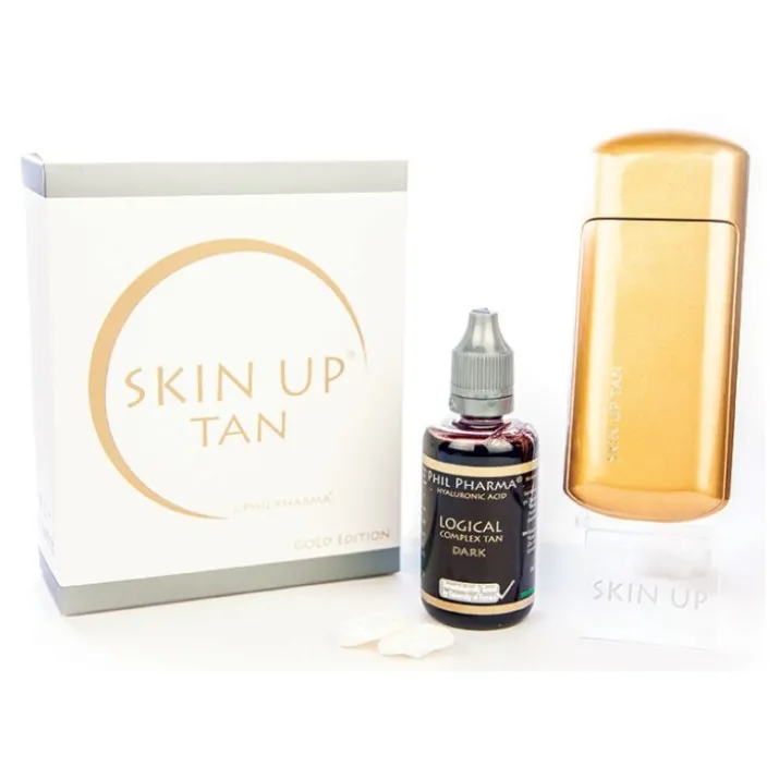 Phil Pharma Skin Up Tan Cofanetto Singolo Dark Abbronzatura 50ml