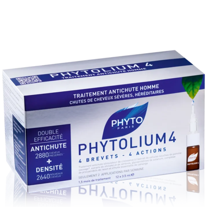 Phytolium 4 Fiale Trattamento Anti-Caduta Uomo 12x3,5ml