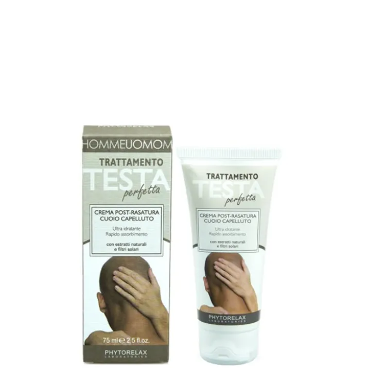 Phytorelax Laboratories Trattamento Testa Perfetta Linea Uomo Crema Post-Rasatura Cuoio Capelluto 75ml