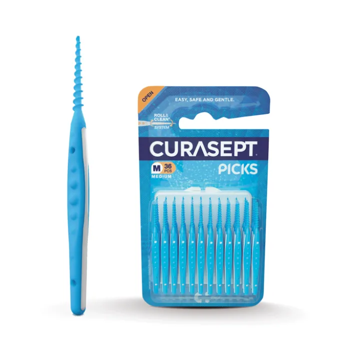 Picks Scovolini Monouso Medium Curasept 36 Pezzi