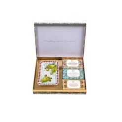 Pink Gift Box 3 Saponette Blu Costiera