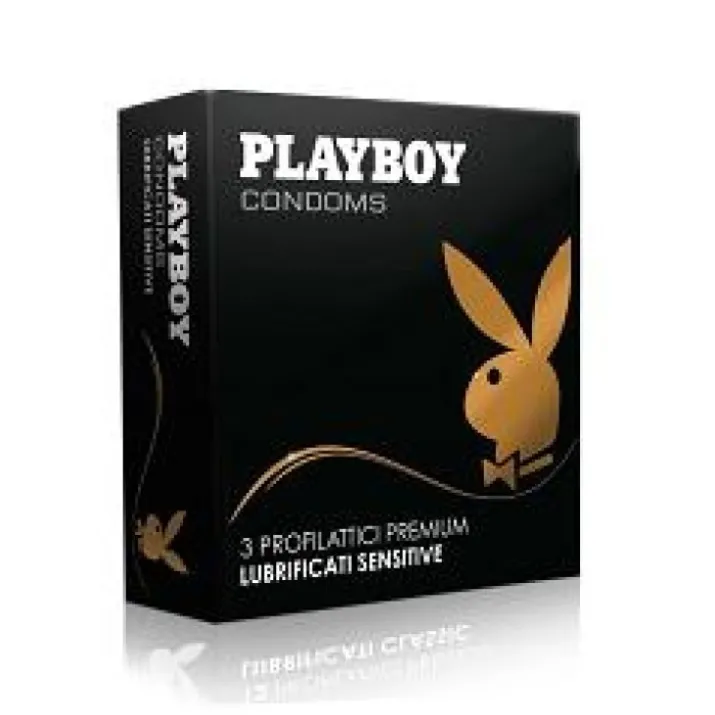 Playboy Profilattici Lubrificati Sensitive 3 Pezzi