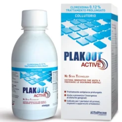 Polifarma Plakout Active Collutorio Clorexidina 0,12% 200ml