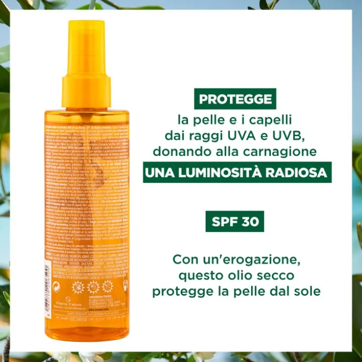 Polysianes Olio Secco Solare Spf30 Klorane 200ml