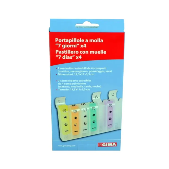 PORTAPILLOLE SET X4 SPRING ING