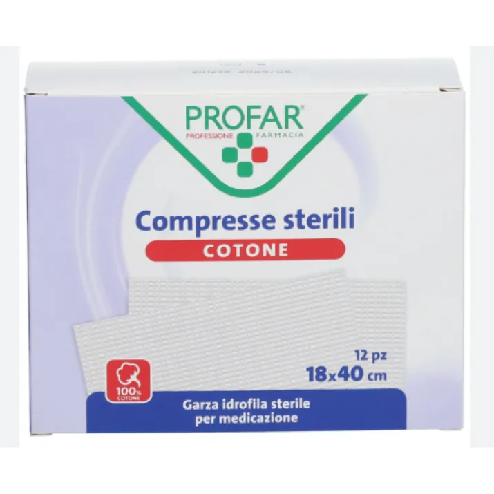 PROFAR® Compresse Sterili in Cotone 18 x 40 cm