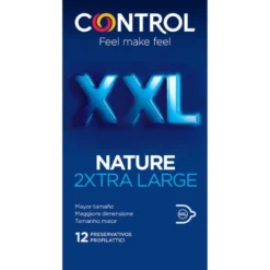 Profilattici Nature XXL Control 12 Pezzi