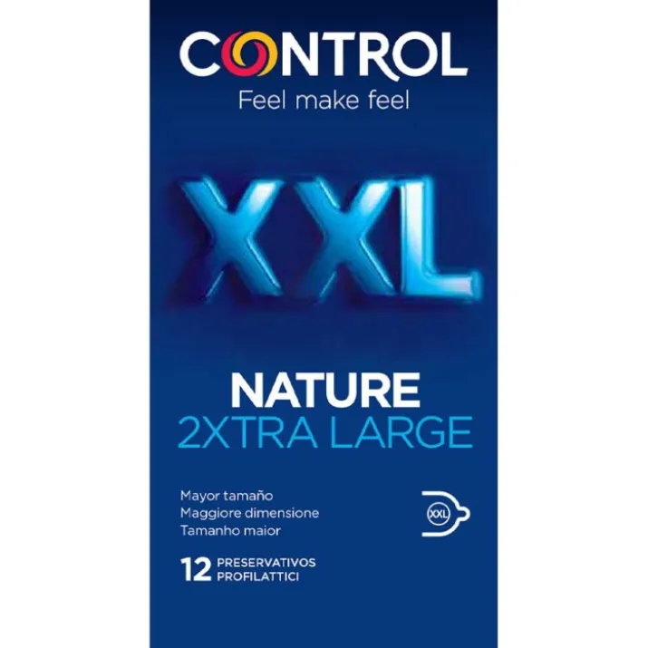 Profilattici Nature XXL Control 12 Pezzi