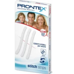 Prontex Stitch Strips Cerotti Sterili Per Suture 6x75mm 10 Pezzi