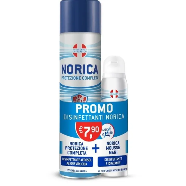 Protezione Completa + Mousse Mani Norica 300ml+100ml