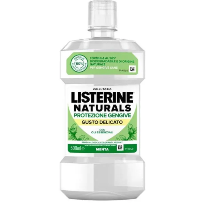 Protezione Gengive Listerine Naturals Colluttorio Gusto Delicato 500ml