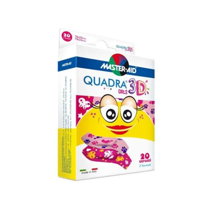 Quadra 3D Girls Master-Aid 20 Pezzi