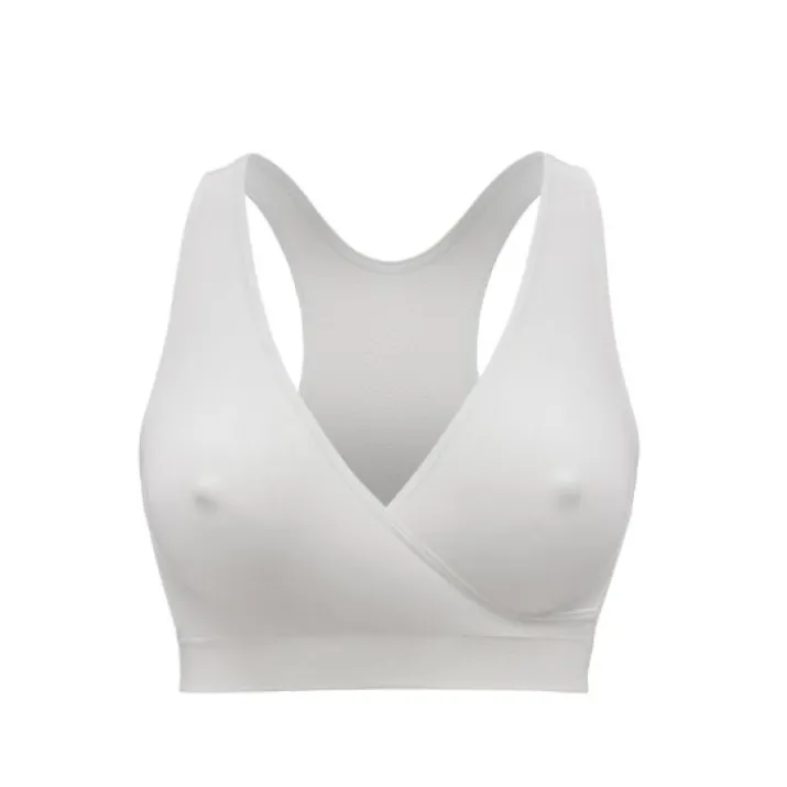 Reggiseno da Notte per Gravidanza e Allattamento Keep Cool Sleep Bianco Tg.M Medela